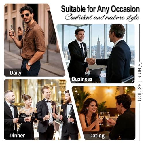 Men's Fragrance Gift Set, 6 x 35ml Long-Lasting Perfume Gifts for Men, Luxury Men's Eau de Toilette, Travel Size Cologne & Aftershave Collection Sets for Him Birthday Anniversary Valentine Christmas — view 6