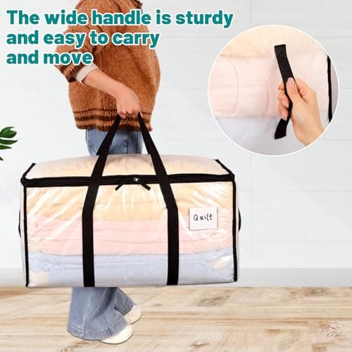 Dntorx 2 Pack 90L Moving Bags Heavy Duty Storage Bag Dorm Moving Essential — view 6