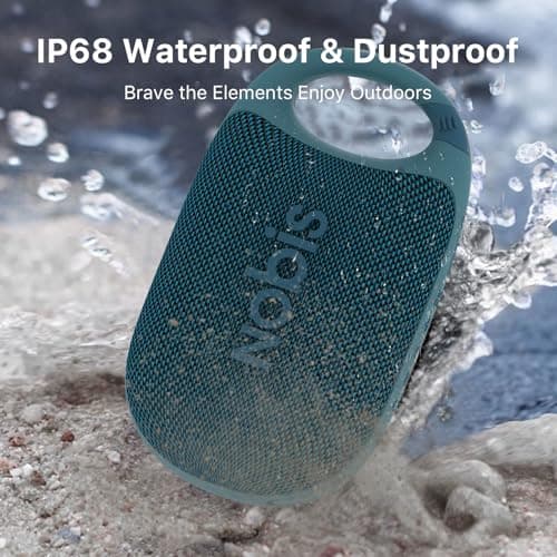 NOBIS Clip Portable Bluetooth Speaker, Up to 24H Playtime, IP68 Waterproof — view 4