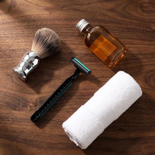 Disposable Razors Shaving Kit, Twin Blade with 6g Shaving Cream, Individually Wrapped, Bulk Pack, 10 Count, for Travel — view 4