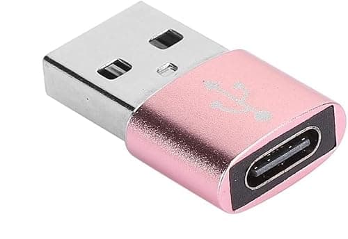 Usb 3.1 Type C Female To Usb 3.0 Male Adapter Converter | Type-C Female To Usb 3.0 Male Adapter | Usb C 3.1 Type C Female To Usb 3.0 Type A Male Port Converter For Android Mobiles. (Rose Gold) — view 3