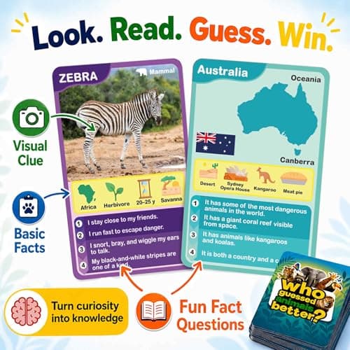 Quokka Kids Card Games for 6 8 Year Olds - Educational Games for Families — view 5