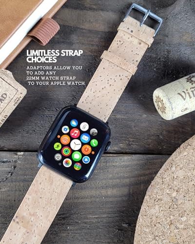 Gold Watch Strap Adapter Kit for Apple | Fits 42mm 44mm 45mm 49mm — view 3