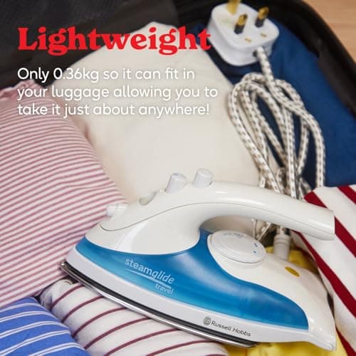 Russell Hobbs Dual Voltage Steam Glide Travel Iron, 830W, 80ml Tank — view 3