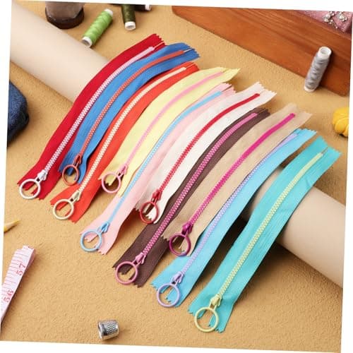 SEWOART 20pcs Small Zipper Replacement Kit for Jacket Repair Luggage Zipper Fix Sewing Colors — view 4
