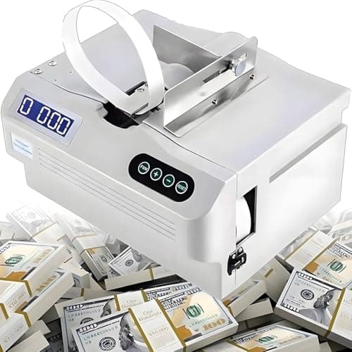 Banknote Baling Machine, Intelligent Currency Strapping Tool, Automatic Bundling System for Money Packing, Compact Design for Efficient Bundle Management