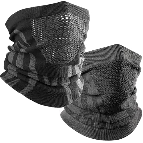 WTACTFUL Winter Neck Warmer Face Mask, Windproof Breathable Anti-Fog