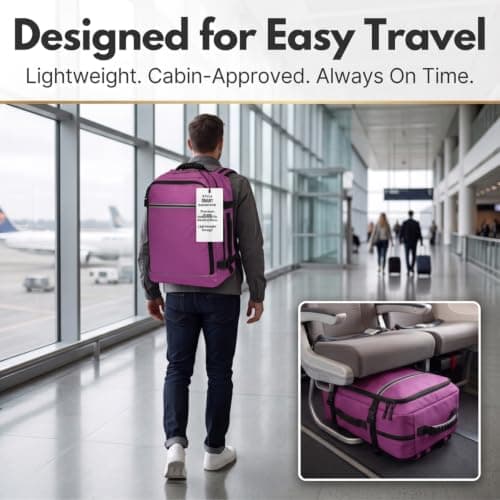 Easyjet Cabin Bag 45x36x20 Carry On Bag New Easyjet 45x36x20 - Pink — view 2