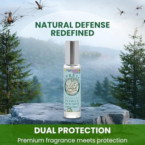 Alfresco - Power, Anti Bug Bite Eau De Parfum, Natural Insect Repellent, Coriander & Vanilla Mosquito Spray with Botanical Extracts - DEET-Free Travel Essentials, Unisex (10ml) — view 2
