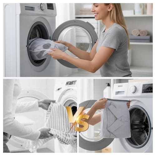 4Pcs Small Mesh Laundry Bags for Delicates Mini 11.8 x 7.87 Inches Durable Lingerie Bags for Washing Delicates Machine for Lingerie Underwear Socks Baby Clothes Travel 30x20cm — view 4