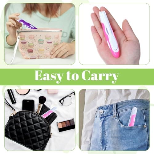 2Pcs Travel Toothbrush Set, Folding Toothbrush Travel, Soft Portable Toothbrushes for Travels Camping Hiking (Pink and Purple) — view 6