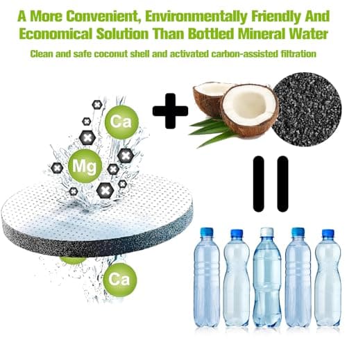 8 Pack Micro Water Filter Discs for Brita Fill and Go Water Filters Bottles Carafes, NSF42 Certified Mini Water Filter Disc Replacement for Reducing Chlorine, Microparticles and Other Impurities — view 4