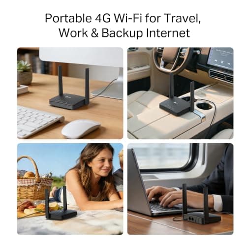 New TP-Link TL-MR100P Portable 4G Router with SIM Slot, Travel WiFi — view 6