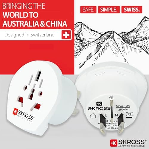SKROSS World to Australia/China Travel Adapter — view 2