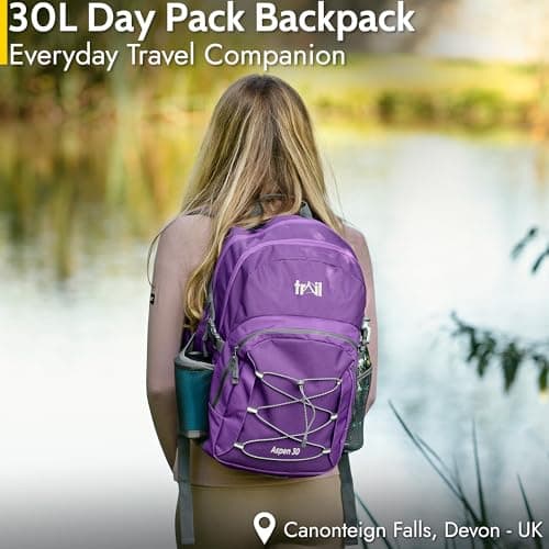 Trail Aspen Day Pack Backpack, 30L, Purple — view 2