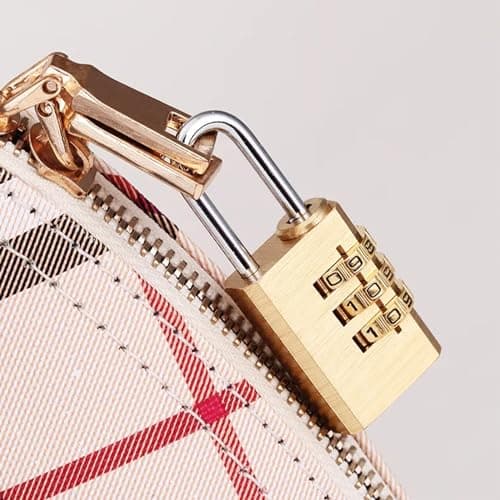 Combination Padlock - Padlock with Code 3 Digit Heavy Duty Security Padlock Luggage Lock for School Gym Locker, Shed, Cabinet, Tool Box — view 6