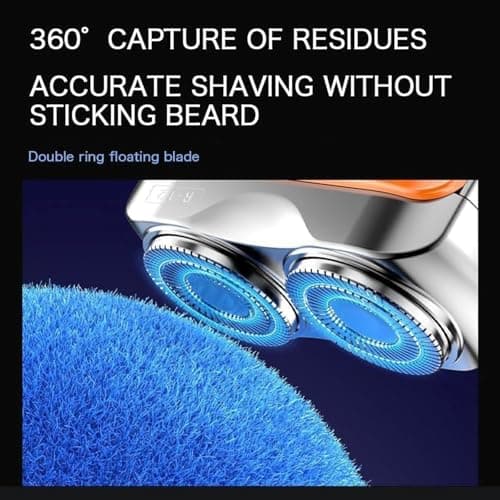 2025 New Beard Shaver Mini and Portable Suitcase Design, R-12 Luggage Electric Shaver, Portable Razor Traveller Mini Shaving for Men Waterproof, Men's Favorite Mini Electric Shavers,Black — view 5
