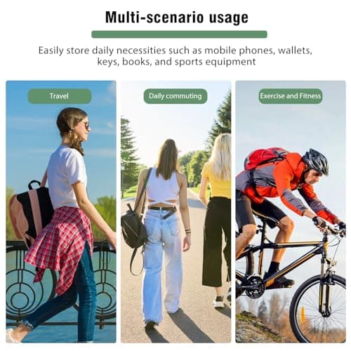 Nievajio Pack of 2 Backpack Fabric Bag, Cotton Fabric Bag with Drawstring, Suitable for Daily Commuting, Sports and Fitness — view 4