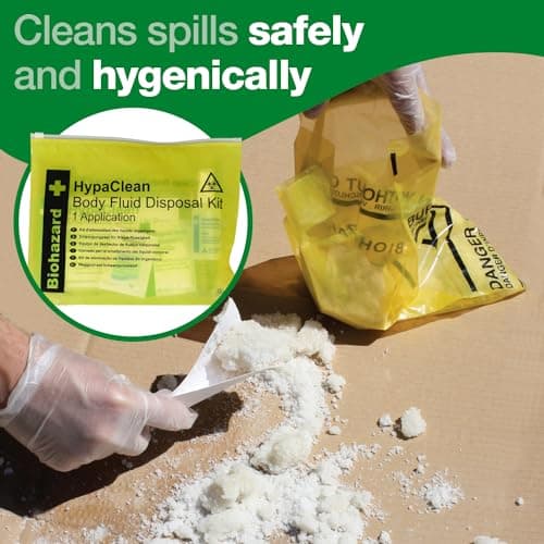 Safety First Aid HypaClean Body Fluid Disposal Kit, Single Application — view 4