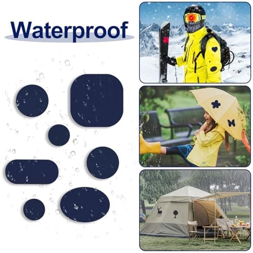 Skystuff 45pcs Nylon Repair Patches, Waterproof Self-Adhesive for Tent — view 4