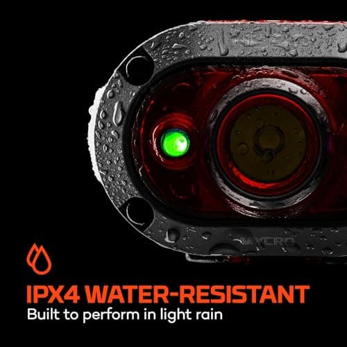 NEBO Mycro 450 – 450 Lumen Rechargeable Head Torch & Cap Light, Red — view 4