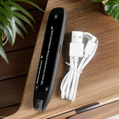 Scanning Translator Pen - Translator Scan Reader Pen for Dyslexia - 142 Language Electronic Dictionaries Text to Speech Scanner Reading Tools for Learners Students — view 3