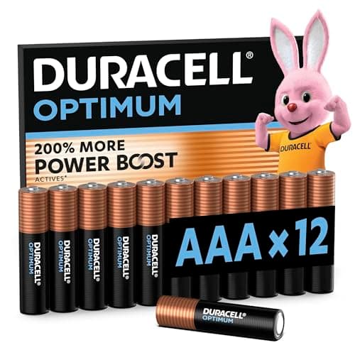 DURACELL Optimum AAA Alkaline Batteries (12 Pack) 1.5V, LR03