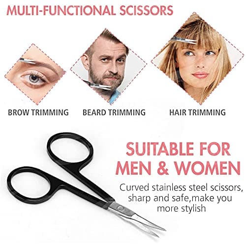 Gibot Eyebrow Grooming Kit, 5 pcs with Travel Case — view 5