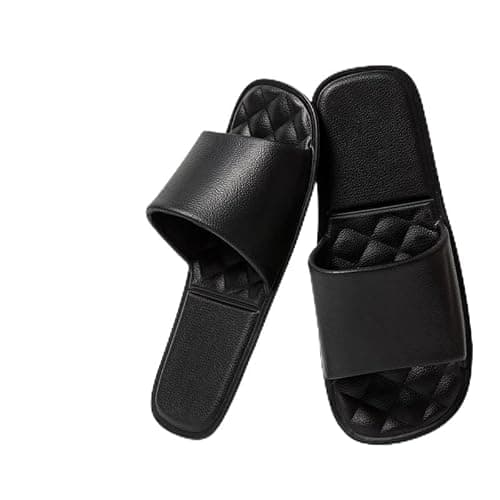 SJTJSPX Sliders Women Men，Non-Slip foldable indoor House Shoes Shower slippers bathroom beach swimming Spa Travel Guest Sandals