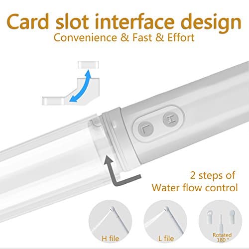 Portable Travel Bidet, YAMI IPX6 Waterproof Electric Bidet Sprayer with Automatic Decompression Film and Nozzle 180 Degree Adjustment for Baby Wash, Personal Care, Disability, Traveling (140ml) — view 4