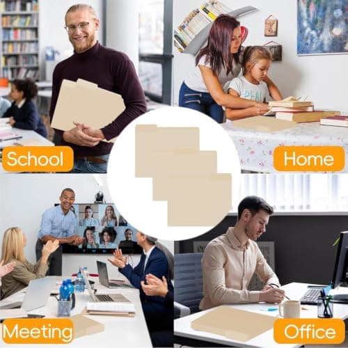 File Folders Pack of 100 Document Organizer — view 5