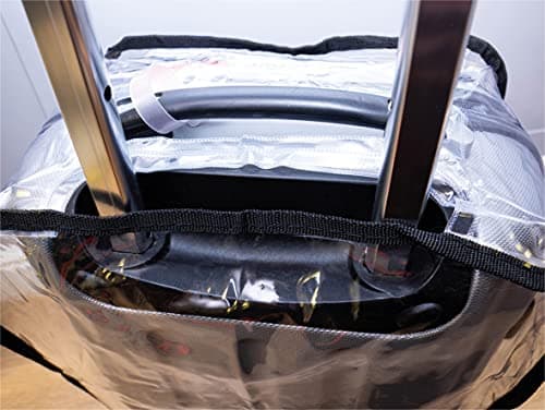 Clear PVC Protective Luggage Cover - Protect Your Suitcase from scrapes and bashes When Travelling (for suitcases up to 20 Inches) — view 3