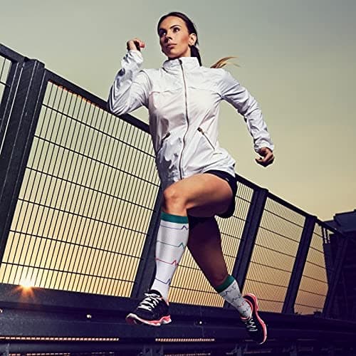 DRESHOW Compression Socks For Men & Women Best Support for Athletic Running Flight Travel Cycling — view 3