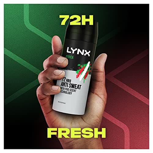 Lynx Africa Retro Limited Edition Trio Anti-Perspirant Deodorant for Men 48 hr Fragrance & Body Spray with Shower Gel with Wash bag Gift Set For Men 3 piece — view 5