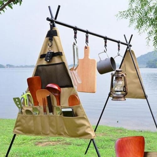 Outdoor Camping Storage Bag Multi-Pocket Hanging Organizer with — view 5
