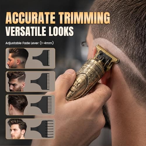 Yineel Beard Trimmer for Men, 180 Mins Hair Clippers & Electric Shaver — view 3