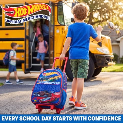 Get Trend Hot Wheels Boys Trolley Bag for Travel and School — view 2