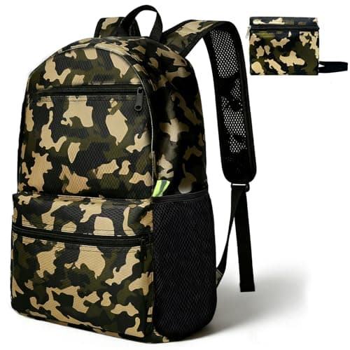 YINKIGI 22 L Small Rucksack for Men & Women, Lightweight Backpack Camo Bag