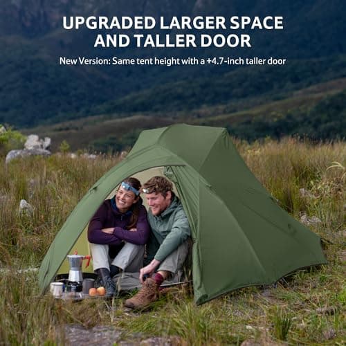 Naturehike Cloud Up Pro Camping Tent, 3 Person, Forest Green — view 5