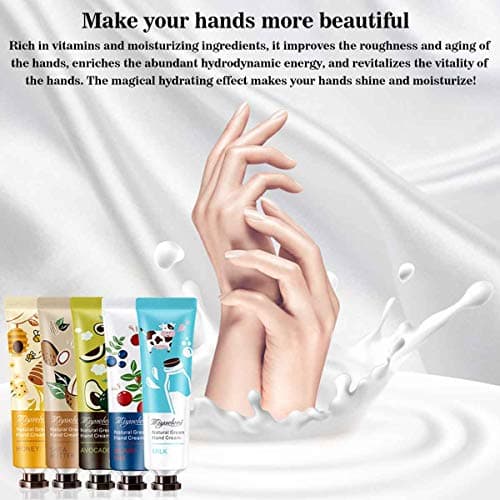 DiriUK Plant Fragrance Hand Cream, 10 x 30ml Mini Hand Cream Gift Set, Daily Moisturising Hand Cream Working Hands, Deeply Hydrating & Nourishing Non-Greasy Natural Aloe And Vitamin E — view 5