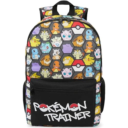 Get Trend Pokemon Boys Large Backpack, 46cm Padded Strap School Bag