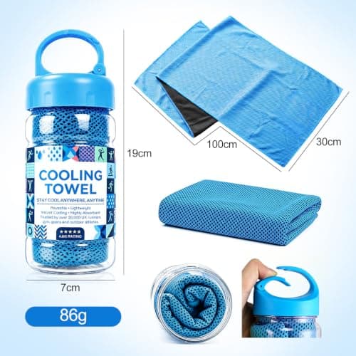 Coomoors Cooling Towel, Cold Gym Towel for Neck & Face in Hot Weather — view 2
