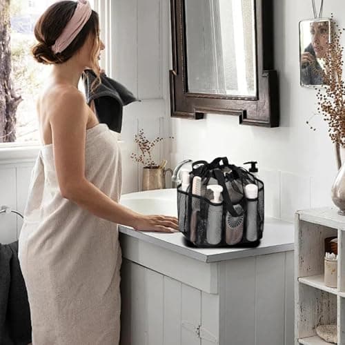 Gym Shower Bag Portable Quick-Dry Breathable Compact Suspension Pouch — view 3