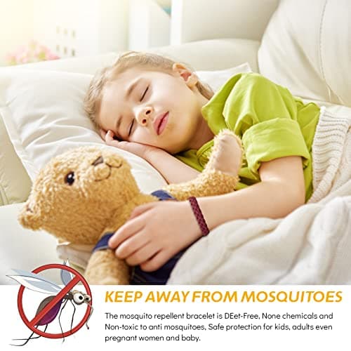 12PCS Mosquito Repellent Bracelet Jsdoin Insect Repellent Adjustable Leather Natural Insect Mosquito Bands Protection Insects up to 250 Hours Camping Accessories for Adults, Kids & Babies — view 4