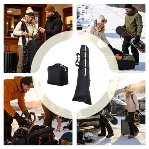 Ski Bag Oxford Cloth – Waterproof Padded Tote | Transport Carrying — view 4