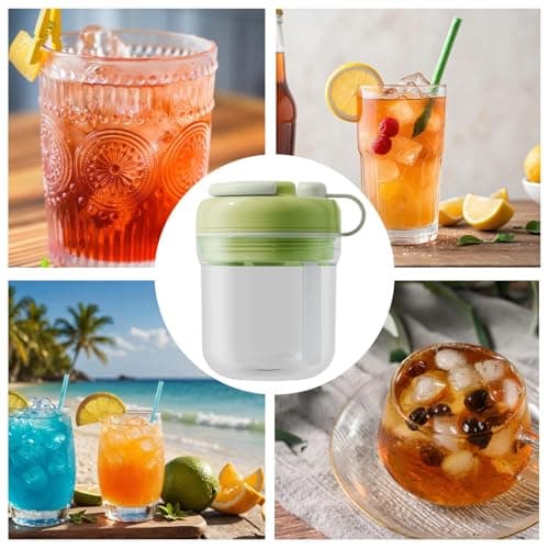 Ice Bottle Cup 2 in 1 Leakproof Quick Release Flask Mold with Straw — view 4