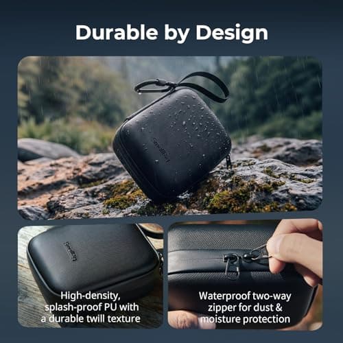 SMALLRIG Action Camera Bag for DJI Osmo Action 6/5 Pro, Camera Case can Hold 4 TF Cards, 2 Batteries, 1 Action Camera with Cage and 1 Adapter, for GoPro Hero 13/12/11/10, for Insta360 Ace Pro 2-5917 — view 3