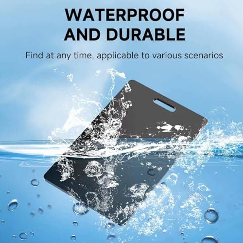 Wallet Tracker Card Android Rechargeable Tracker Tag, Works with Google Find Hub App (Android Only), 1.8mm Ultra Thin, Wireless Charge, IP68 Waterproof, for Wallets/Passports/Keys/Luggage, 2 Pack — view 5