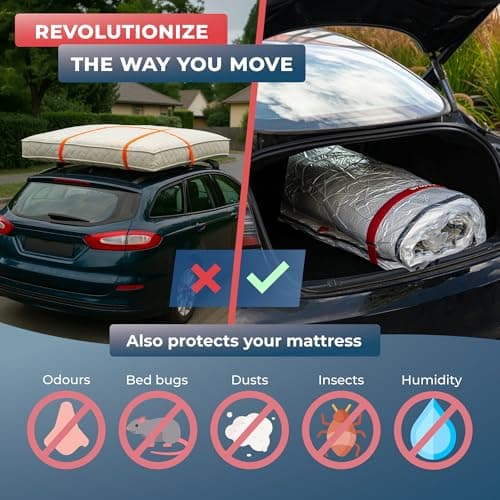 Wrappybag Mattress Vacuum Bag - Storage Bag for Moving House Single — view 6