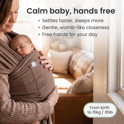 Trekki Pocket Wrap™ Baby Sling Carrier, Newborn to Toddler — view 2